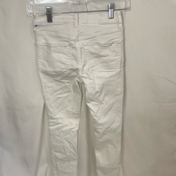 FREE PEOPLE Womens Size 25 White Jeans Skinny Leg distressed - Picture 13 of 13
